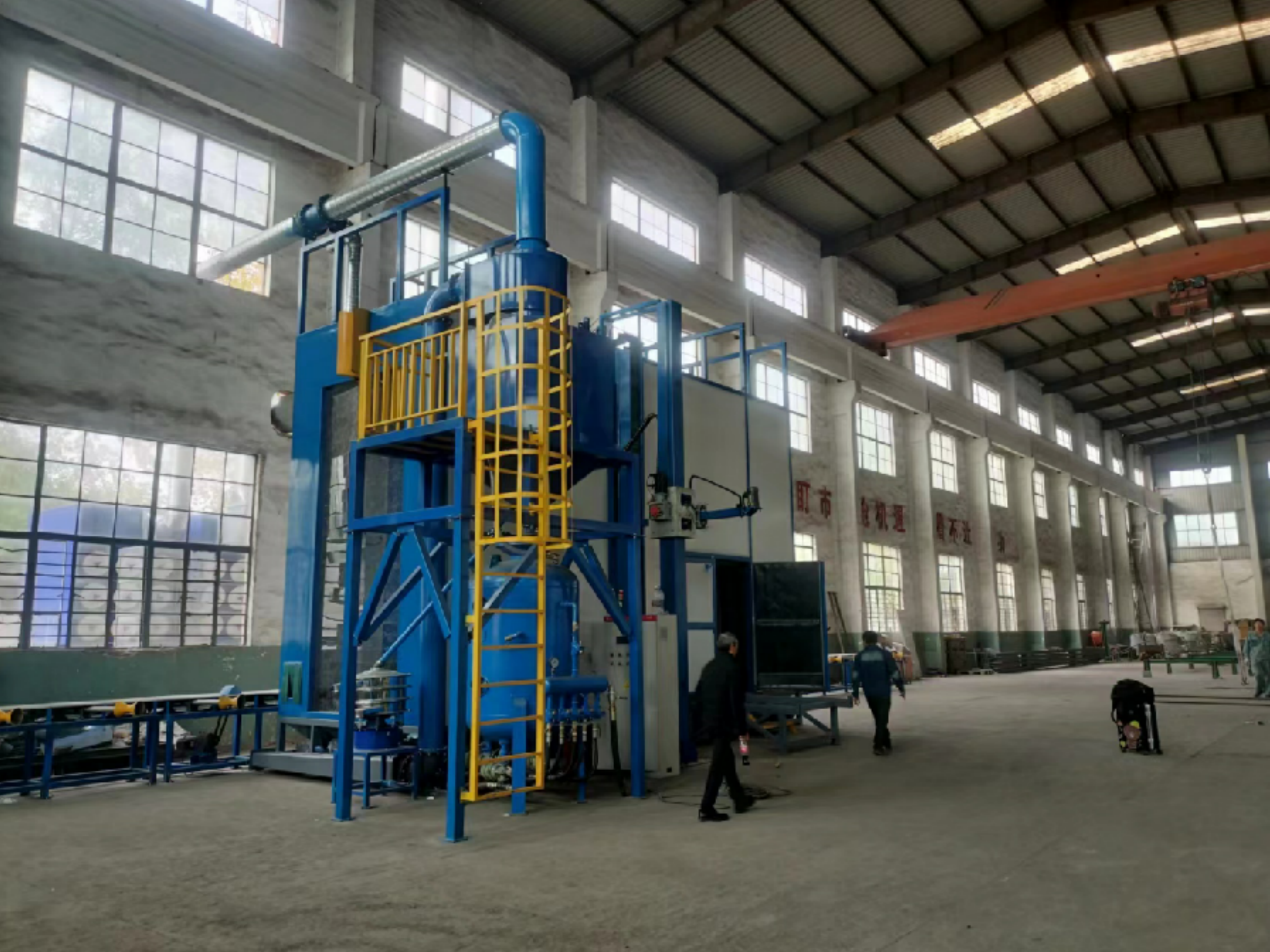 CNC sandblasting room